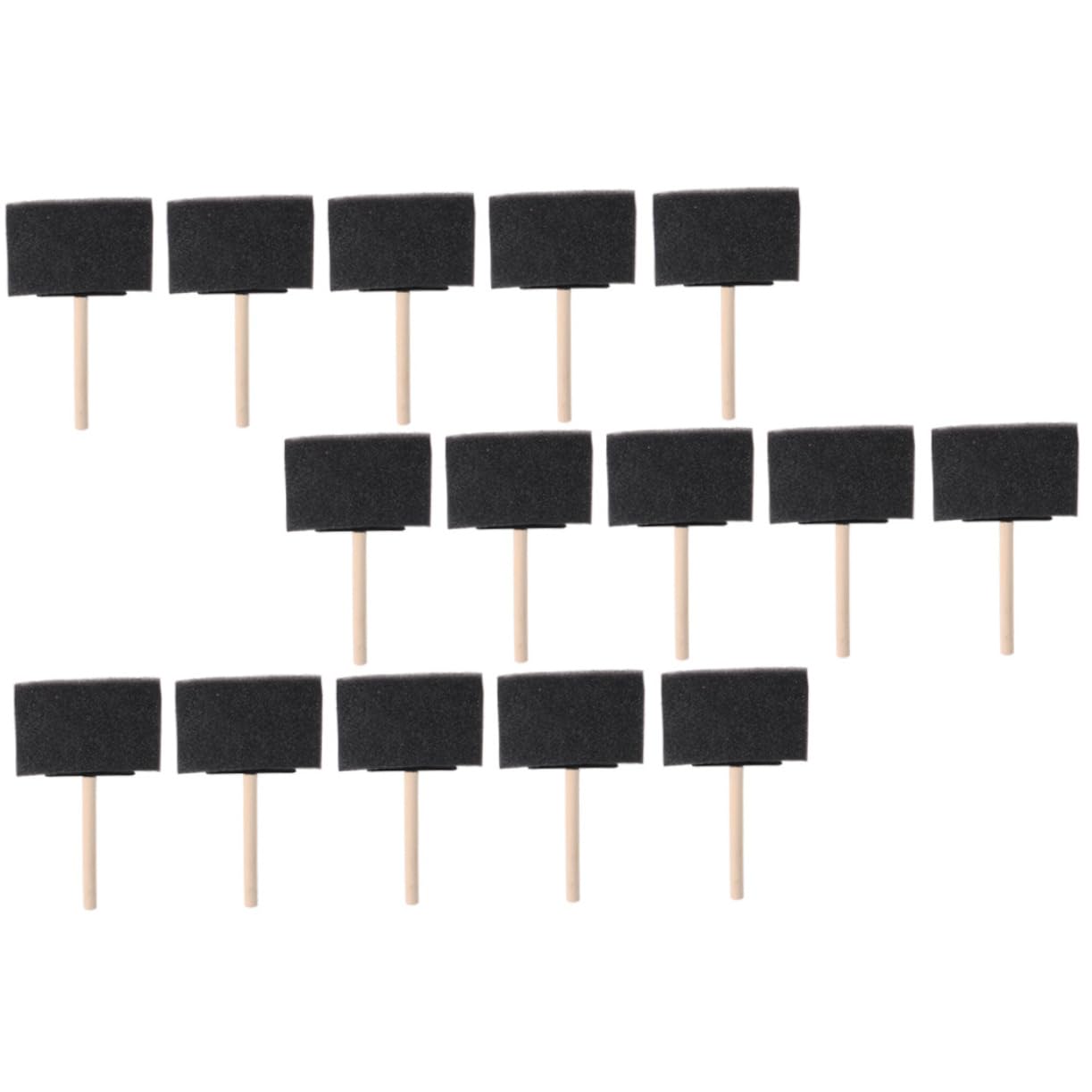 ARTIBETTER 15Pcs Drawing Sponge Handle Graffiti Brushes for Arts Crafts for Early Childhood Education Schools Art and Parties