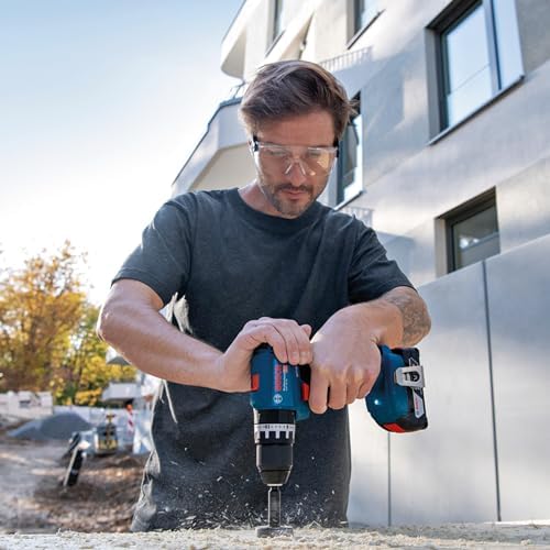 Bild 3 - Bosch Professional 18V System Akku Schlagbohrschrauber GSB 18V-45 (Drehzahl 1.900 min⁻¹, inkl. 2x 2.0Ah Akku, GAL 18V-20, L-BOXX)
