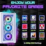 NOVATECH Phantom 2.0 Prebuilt Gaming PC Desktop Computer - RTX 3050 - Intel i7 Xeon 3.5GHz - 16GB RAM - 512GB M.2 SSD WiFi/BT, Win 11 Pro - Gaming Computer Tower, Pre Built PC Gaming - 1 Year Warranty - Image 4