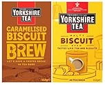 Yorkshire Tea Variety Pack x40 Tea Bags, Flavours Inc. Malty Biscuit Brew and Caramelised Biscuit Brew (Pack of 2, Total 80 Tea Bags)