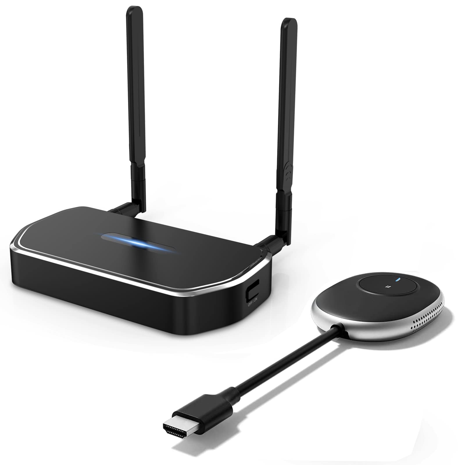 LAIDUOAO Wireless HDMI Transmitter and Receiver, Ultra HD Wireless Converter Adapter, 4K@30Hz Player