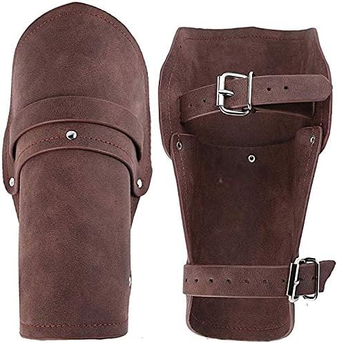 Nautical-Mart Leather Gauntlet Wristband Medieval Bracers Wrist Band Buckle Wide Bracer Arm Armor Cuff