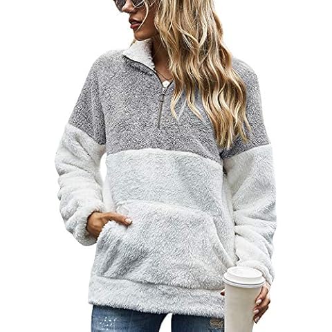 UMIPUBO Mujer Sudadera Manga Larga con Capucha Cover