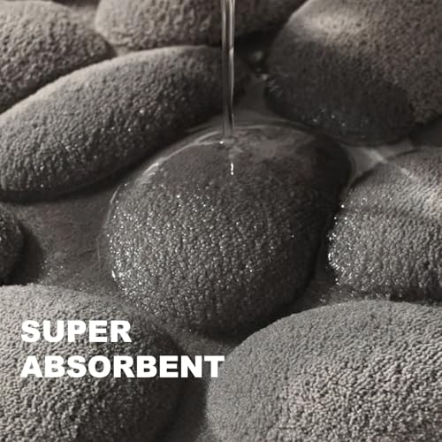 Tapis de bain gris lavable pour une ambiance spa à la maison
