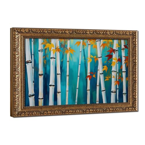 Poster paysage de bouleau sur toile pour habiller un mur vide