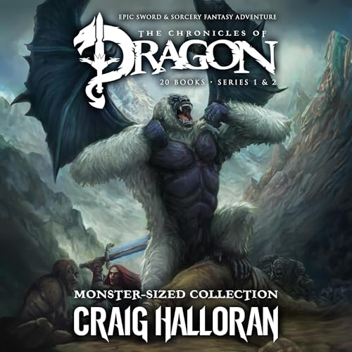 The Chronicles of Dragon Monster-Sized Collection Audiolibro Por Craig Halloran arte de portada