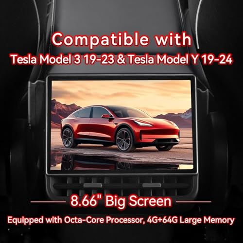 Écran tactile arrière 8,7" premium pour Tesla Model 3 Y avec Android 14 - 3