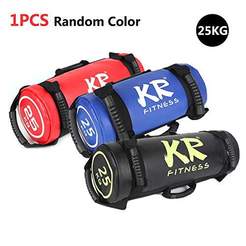 Ritapreaty Sandbag Weight Training Power Bag, 25/30 kg Filled Weight Sand Power Bag for Strength Training Fitness Exercise Random Color (1pc)