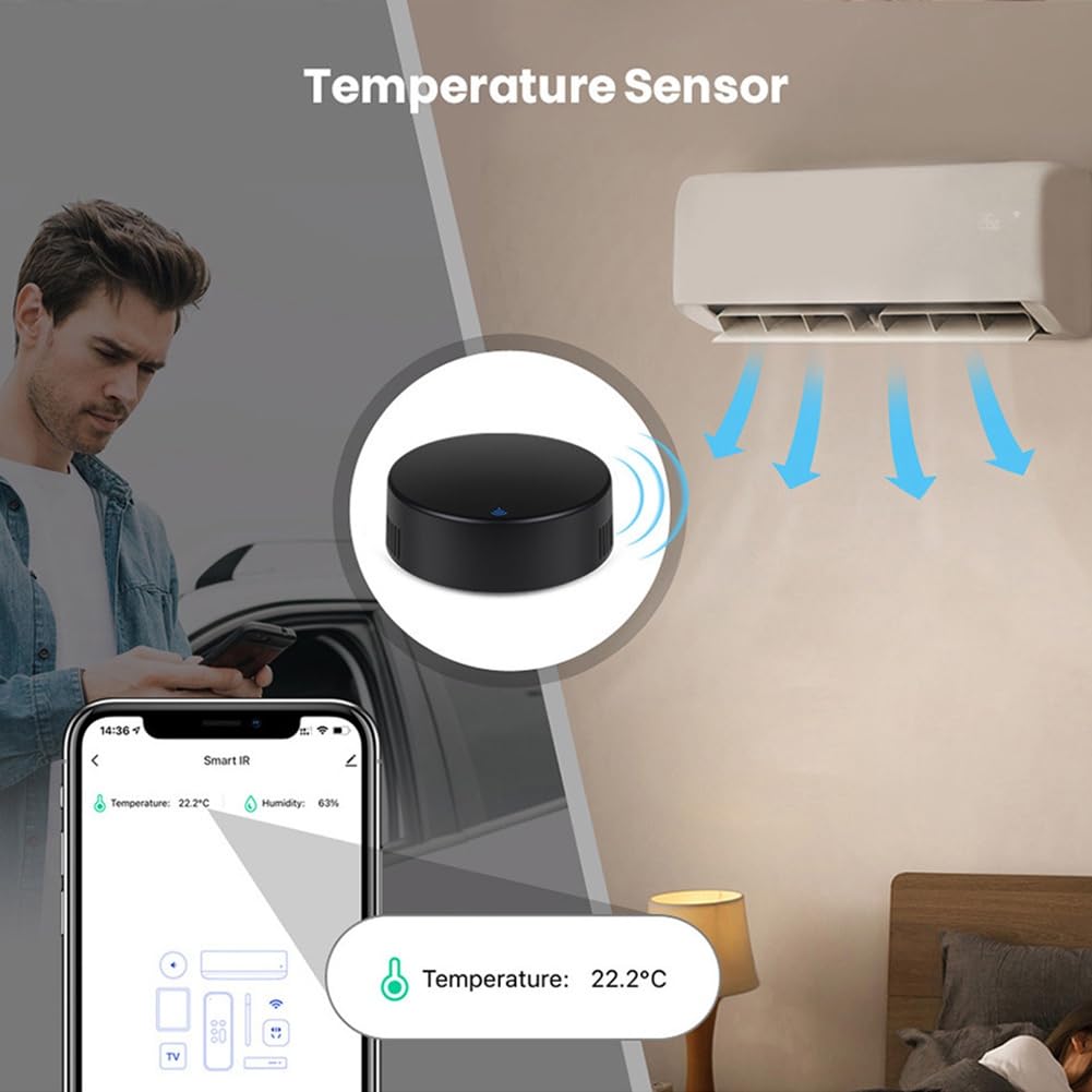 3 Stück WiFi-Fernbedienung Home Tuya APP Intelligente WiFi-Universalfernbedienung für Fernseher/Klimaanlage/Ventilator