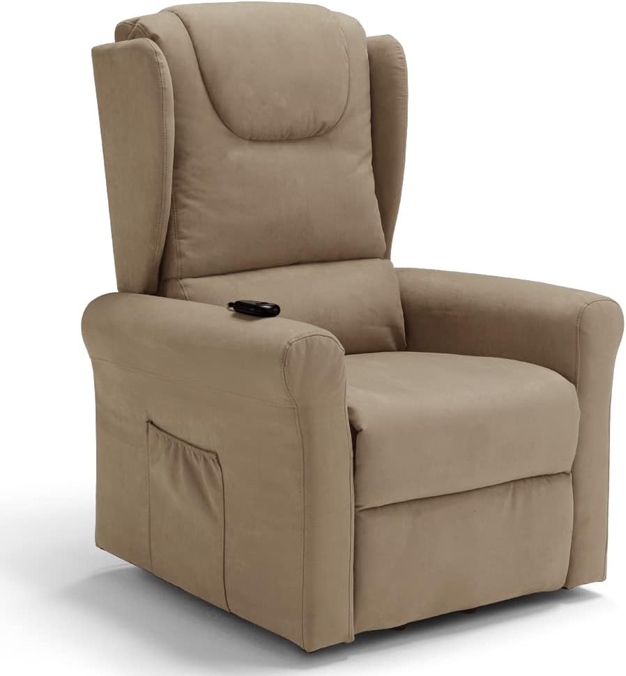 Poltrona Reclinabile Per Massaggio Elettrico Tortora | Leroy Merlin