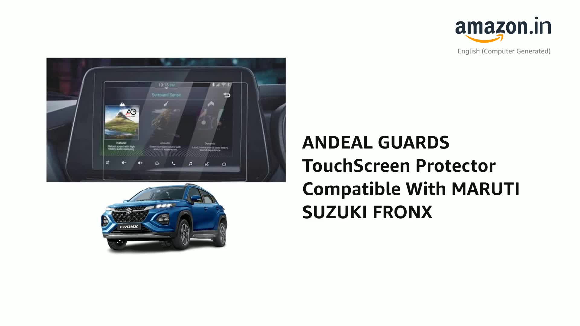ANDEAL GUARDS TouchScreen Protector Compatible With MARUTI SUZUKI