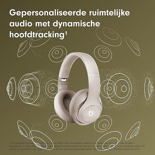Beats Studio Pro - draadloze bluetooth-koptelefoon met ruisonderdrukking - gepersonaliseerde ruimtelijke audio, lossless audio via USB-C, compatibiliteit met Apple en Android - zandsteen - Afbeelding 7