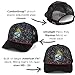 Paramount Outdoors - FIN Head Meshback Comfort Snapback Fly Fishing Trout Skull 6-Panel Rope Cap Hat - Black