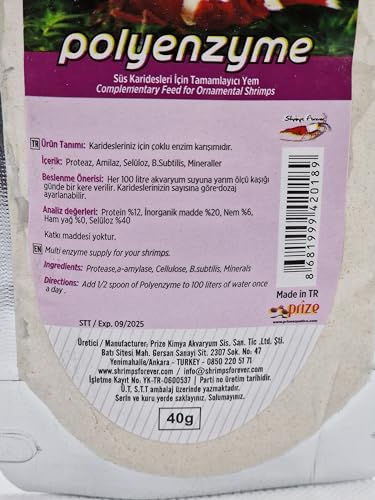 Shrimp Forever Polyenzyme, 40 g (Pack of 1) - Image 2