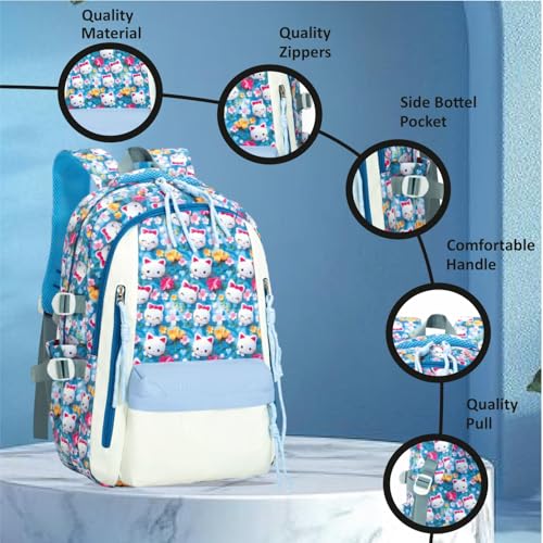 Image of Tinytot 26 Litre School Bag Water-Resistant Backpack - Unisex Large 18 Inches Multipurpose Travel Backpack for Boys & Girls, Men & Women- Ideal for College and School and office Use