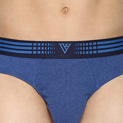 Image of Van Heusen Men Anti Bacterial Briefs - 100% Combed Cotton - Pack of 2 - Colour Fresh, Moisture Wicking