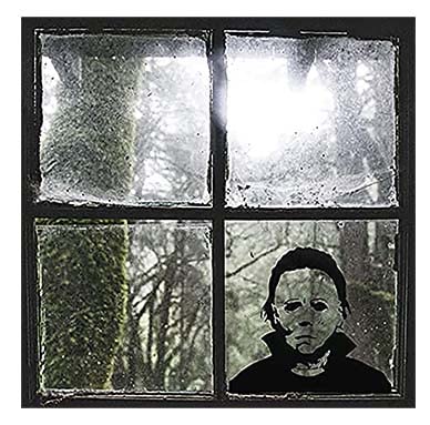 Creepy Michael Myers Horror Halloween Character Decal Black Windows 11.5x10.5 inch VT-666