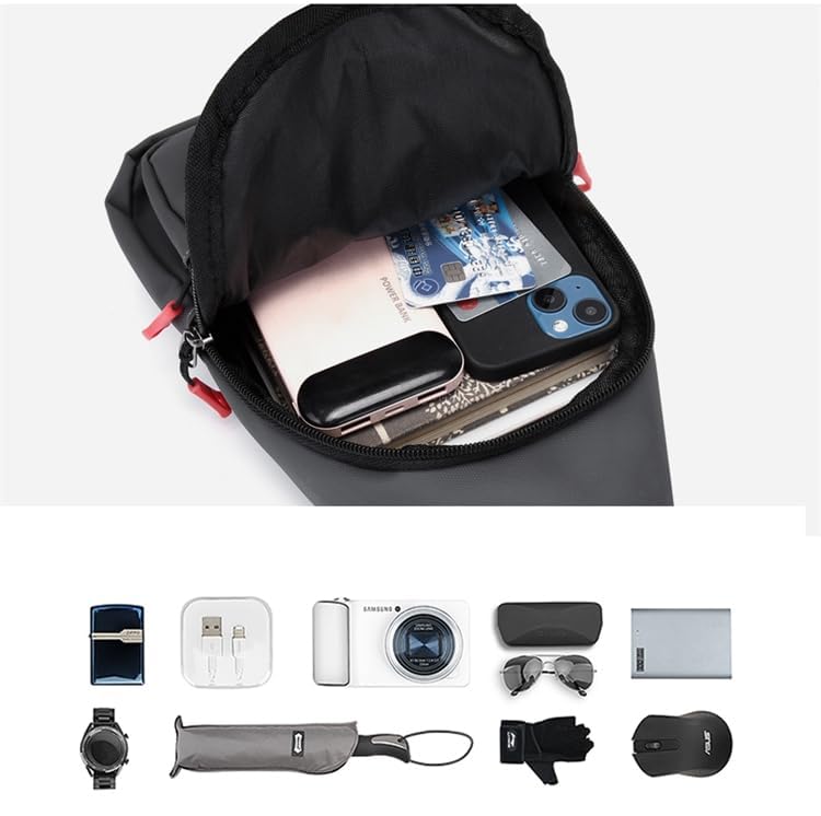 ChroX Shoulder Bag for Women and Men - Waterproof Crossbody, Travel Sling, Chest Bag, Leisure Day Backpack4