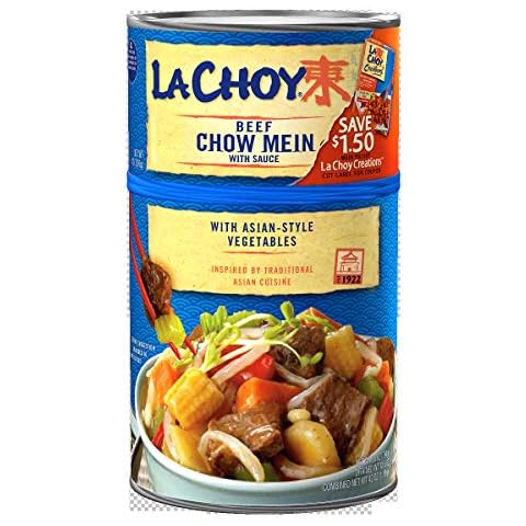 La Choy Beef Chow Mein With Sauce & Asian-style Vegetables, 42 oz Cover