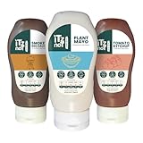 iTz noT jusT BBQ Sauce, Tomato Ketchup , Mayonaise(Pack of 3, 300ml) The Ultimate Sauce for Burgers, add Tofu. No Added Sugar, Low Calorie and Keto Friendly