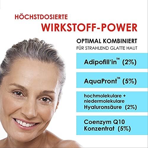 UNIQ10UE, Hyaluronic Serum High Dose with Q10, Anti-Ageing, Anti-Wrinkle Face Care, Hyaluronic Acid Wrinkle Filler - Image 2
