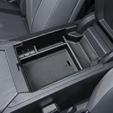 HGWEI Center Console Organizer Compatible with 2025 2026 BMW X3 Interior Accessories, X3 30 xDrive/ X3 M50 xDrive Middle Armrest Storage Box Secondary Compartment Pallet Insert Tray, Black