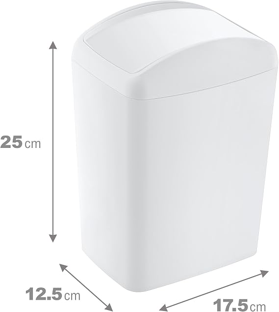 Smartware Software Trash Rotary Cover 5 LT WHITE