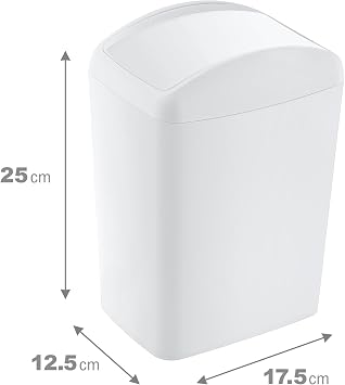 Smartware Software Trash Rotary Cover 5 LT WHITE