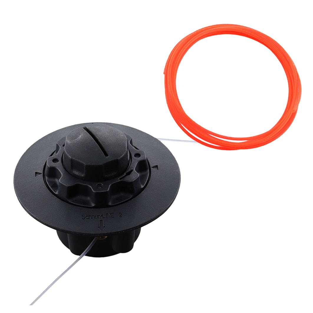 MCHNIC Cutting Head with 2 Meter Wire for Stihl FS38 FS40 FS45 FS46 FS50 FSE60 FSE71 FSE81 Viking TE600 TE700 TE1000 AutoCut C52 C62 Replace 4006 7100000006 7100006 710000006 2103,4006 710 2105