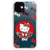 Personalaizer Cover originale compatibile con iPhone 13, Hello Kitty, fiocchi colorati