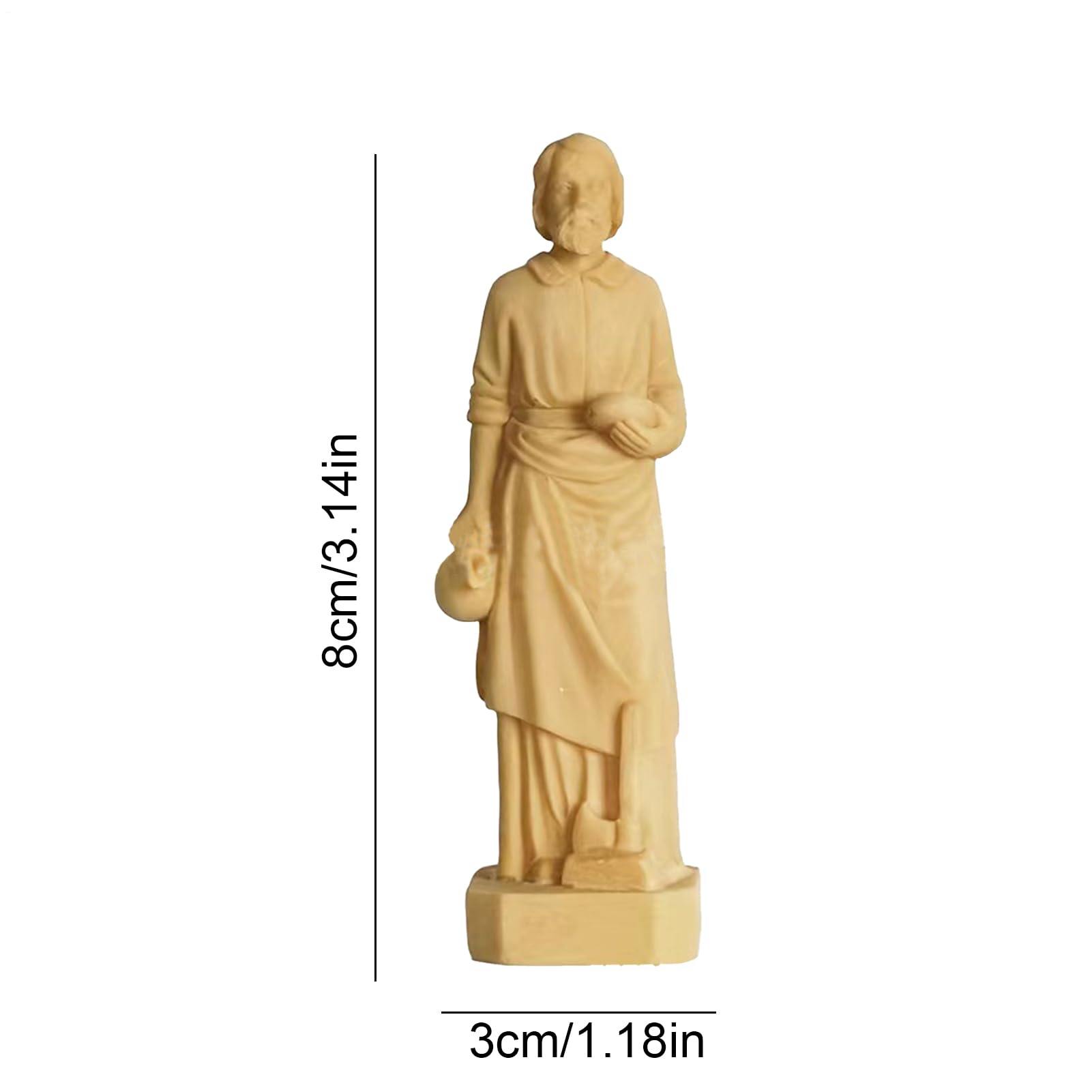 Religijna statua ?w. Józefa, statua ?w. Józefa do sprzeda?y domu - R?cznie malowana figurka z ?ywicy domu,Figurka z ?ywicy, rzemios?a, elegancki wystrój salonu, poprawia dekoracje