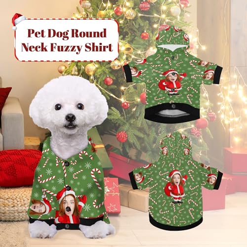 Personalized Face Family Pajamas Sets for Men Women Adults Kids,Custom Pet Sleepwear Sets Gifts for Christmas Birthday Xmas3