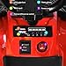 Costzon Ride on ATV, 6V Battery Powered Kids Electric Vehicle, 4 Wheeler Quad w/Headlights, MP3, USB, Volume Control, Large Seat, Electric Ride on Toys for Boys & Girls (Red)