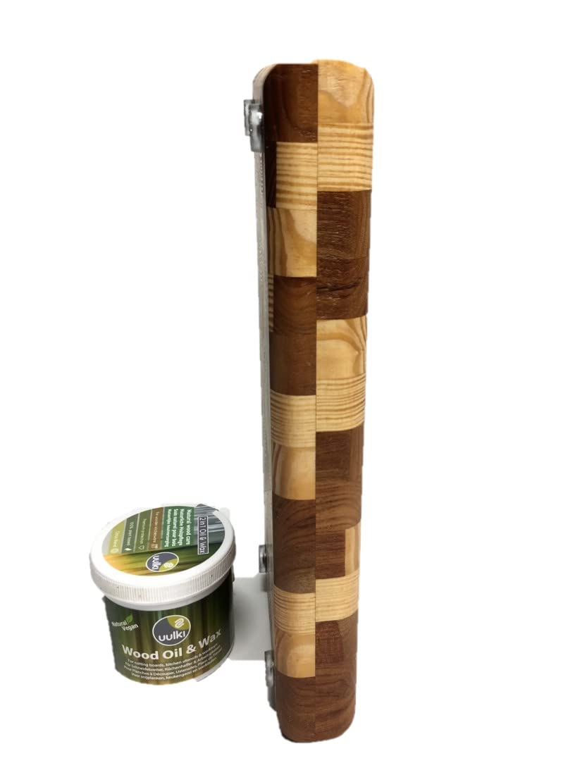 renna store tagliere da cucina chef legno massello, cm 31,5xcm 14,5 h 40 mm acid free, rovere, faggio, olmo, yellow pine, olio natural vegan -colla alimentare,made in Italy art. Bernardo