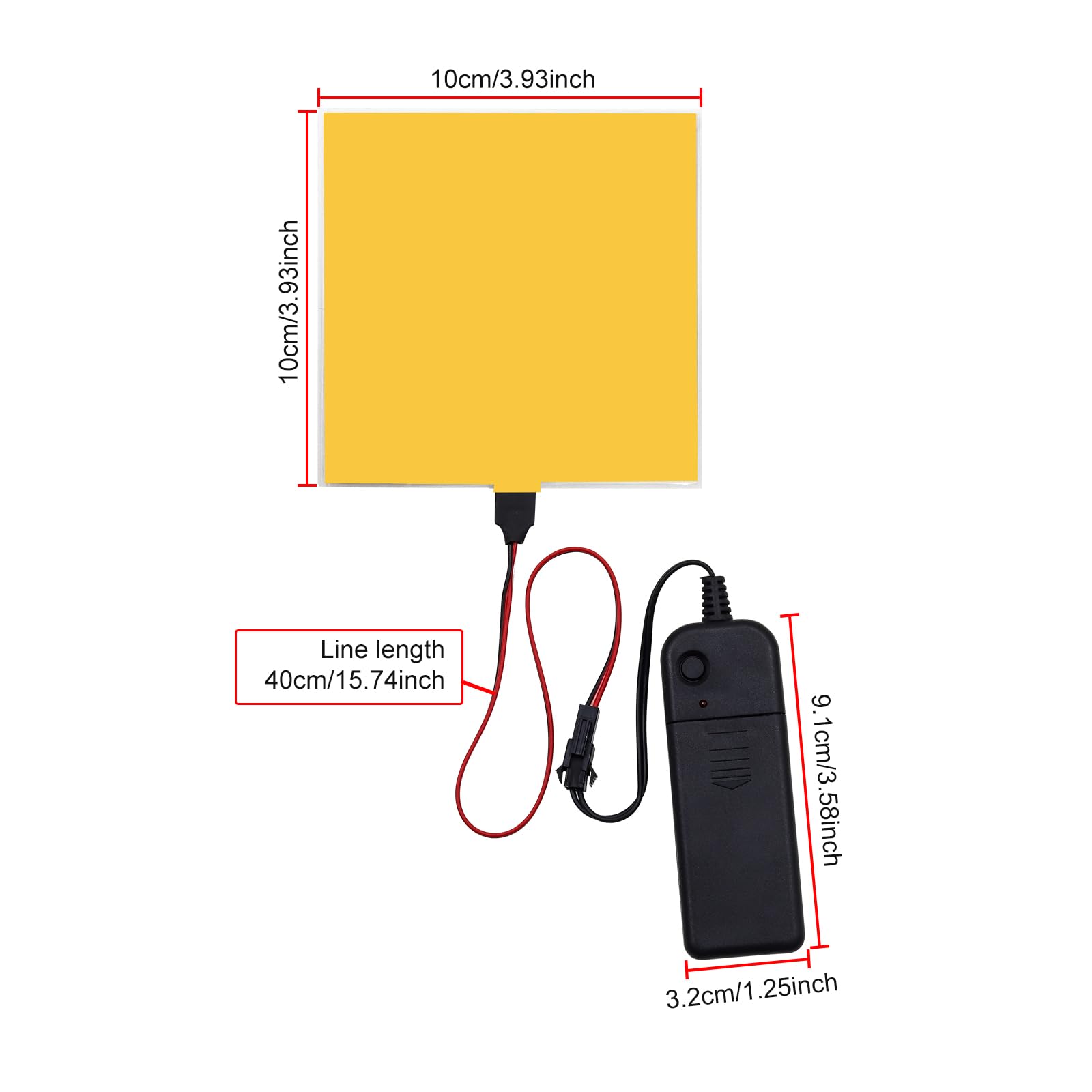 Amazon.co.jp: Aoling 有機EL照明パネル 3V 10CM*10CM ELパネル EL
