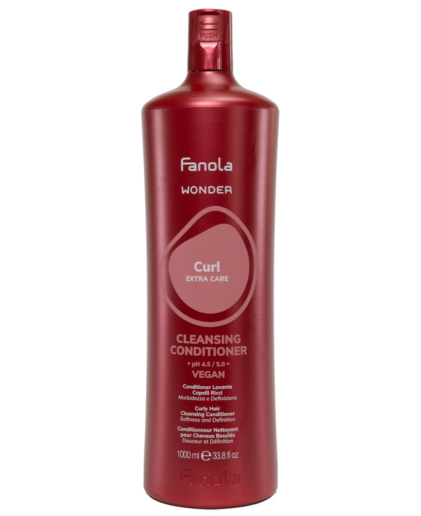 Fanola Wonder Curl Cleansing Conditioner, 1 l (Pack of 1)