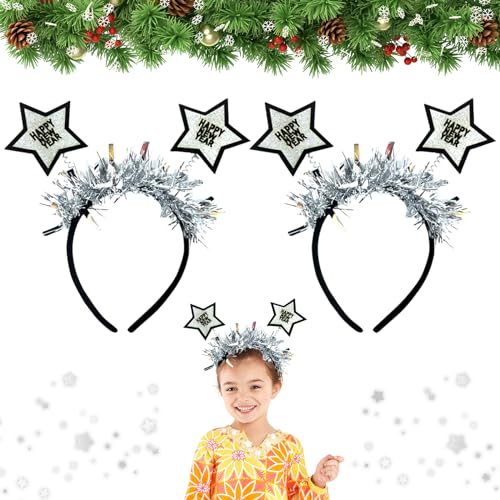 Cerchietti Per Capelli Con Paillettes - 4 Pezzi Antiscivolo, Per Bambine E Ragazze - Foto 11