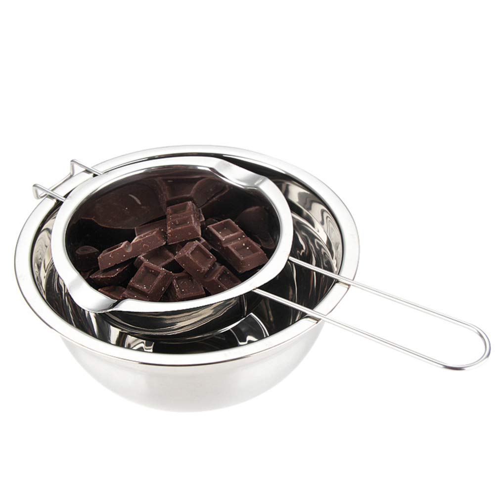 DOITOOL 18/8 Stainless Steel Melting Pots Melting Pot for Chocolate Melt Spout