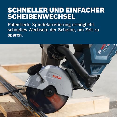 Bosch Professional 18V System Akku-Trennsäge GCS 18V-230 (inkl. 1x Schlauchanschluss)