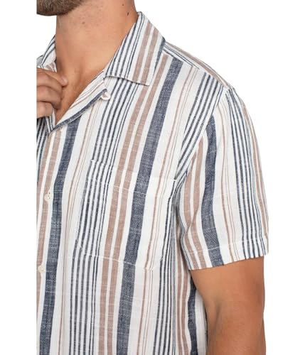 Liverpool Men's Short Sleeve Button Up Camp Shirt3