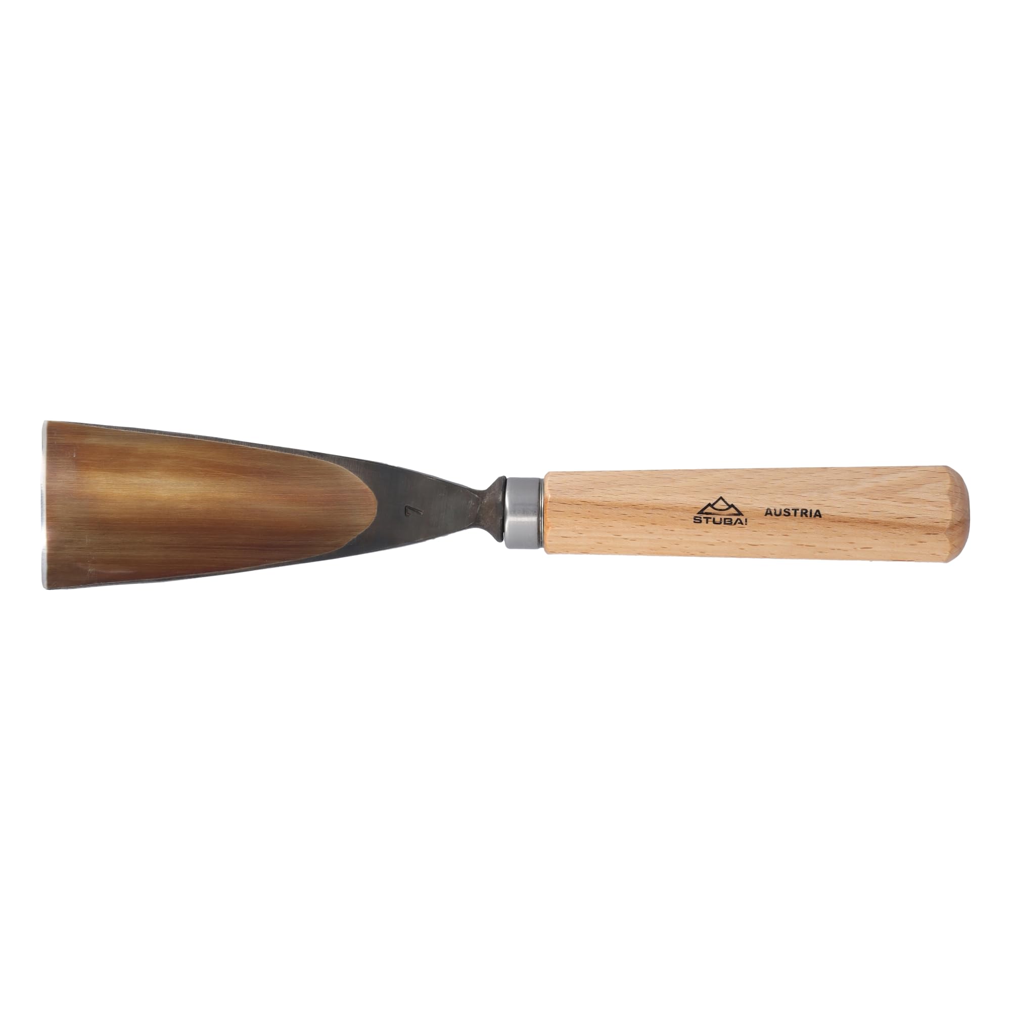 Stubai 520750 Typ 7 Dłuto do rzeźbienia w drewnie z drewnianym uchwytem, złoty/beżowy, 50 mm