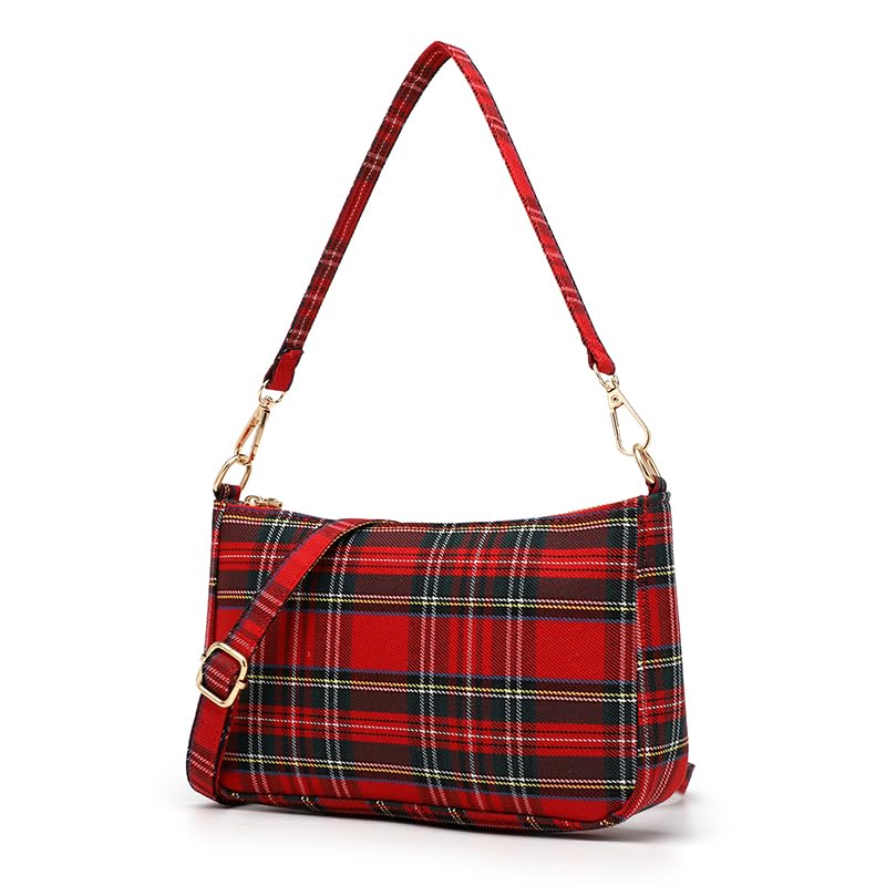 Plaid Crossbody Bags for Women,Stocking Stuffers for Teens2