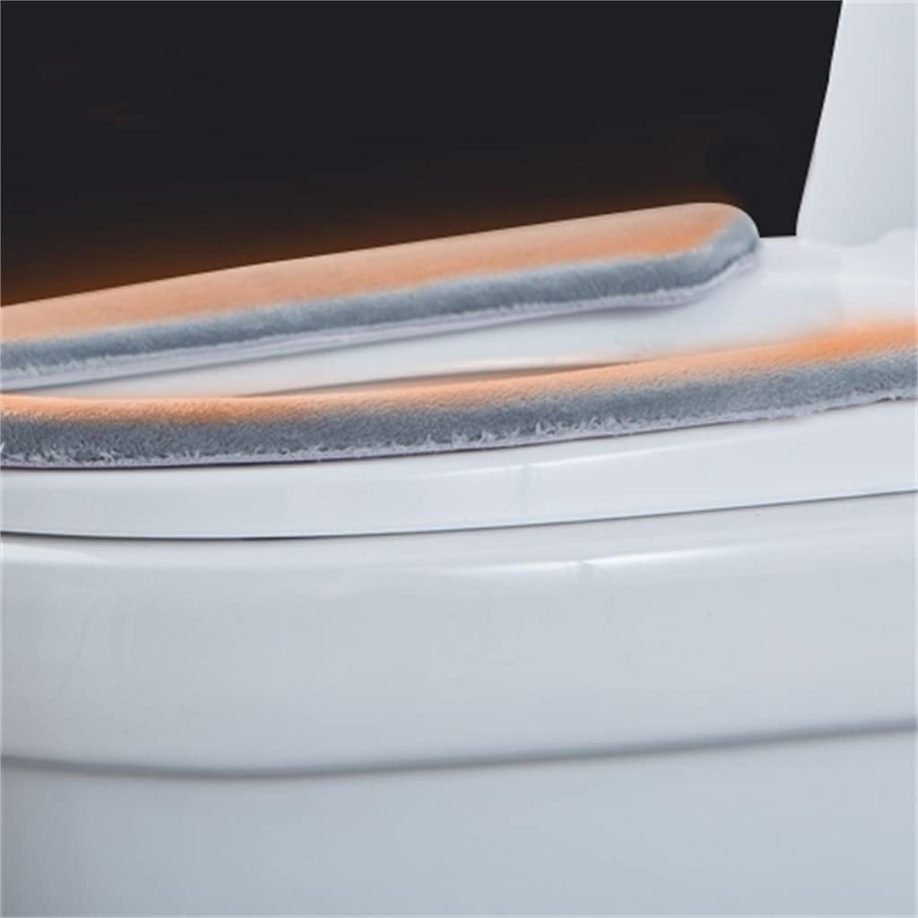 Toilet Seat Cushion Household Winter Seat Waterproof Ring Seat Cushion Plush Universal Four Seasons Three-Dimensional Weaving Cushion (Color : B, Size A
