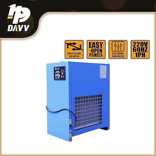 Miniatura 2 de HPDAVV Sistema refrigerado de secadora de aire de alta resistencia apto para compresor de tornillo giratorio industrial de 30 HP - 105 cfm - 088 kw