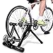 Sportneer Fluid Indoor Bike Trainer Stand - Indoor Riding Cycling Exercise Stationary Bicycle Stands Trainers with Noise Reduction Wheel for Road Bike Black 21.3 x 7.9 x 25.2