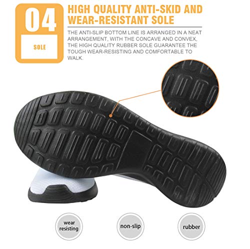 Chaqlin Running Shoes For Womens Trainers Zomble Design Mesh Breathable Sneaker Sports Casual Jogging Walking Sheos Lace Up Low-Top Comfort Flats Girls Eur 41 #TOP6