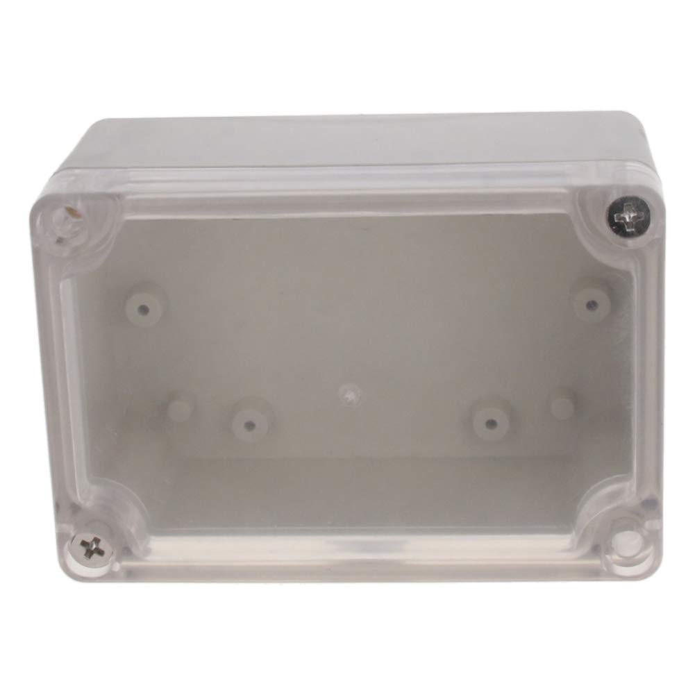 Fielect Junction Box, ABS Plastic IP65 Waterproof Electrical Box Case Universal Electrical Project Enclosure with Transparent Clear Cover, 3.94" x 2.68" x 1.97"