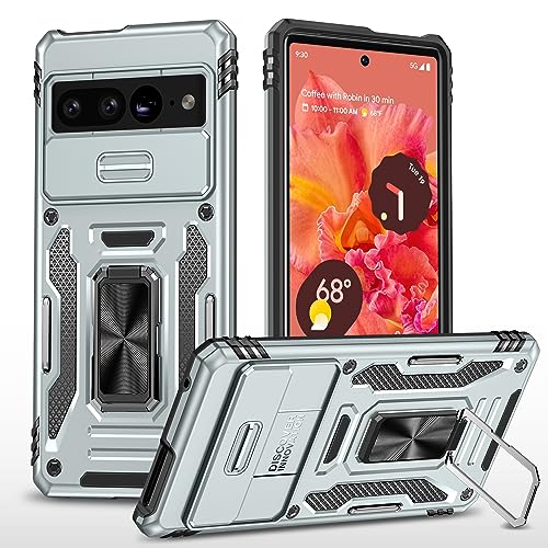 Coque compatible Google Pixel 7 Pro avec couvercle caméra coulissant