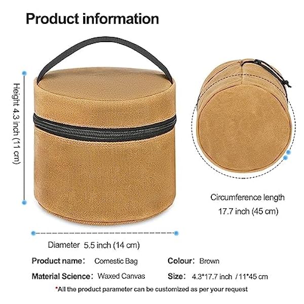 LEIGE Borsa for cosmetici Borsa for la conservazione di cosmetici portatili di grande capacità Borsa for la conservazione di lozioni d'acqua