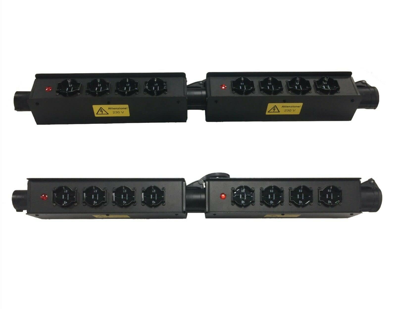 DG Systems - Ciabatta CEE 16A con 4 prese universali e uscita CEE - Made in Italy